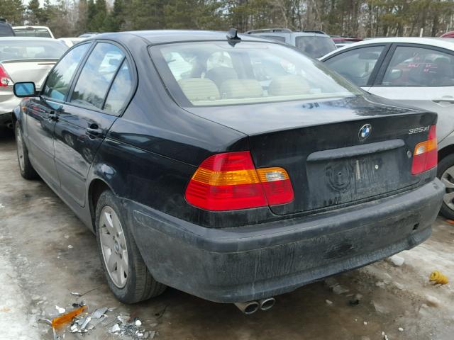 WBAEU33495PR19744 - 2005 BMW 325 XI BLACK photo 3