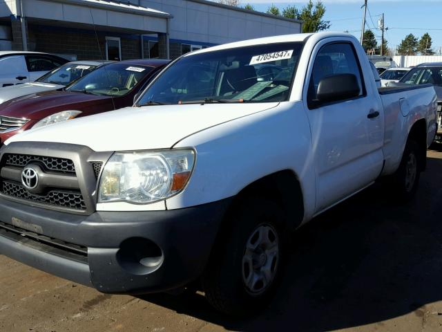 5TFNX4CN1BX005752 - 2011 TOYOTA TACOMA WHITE photo 2