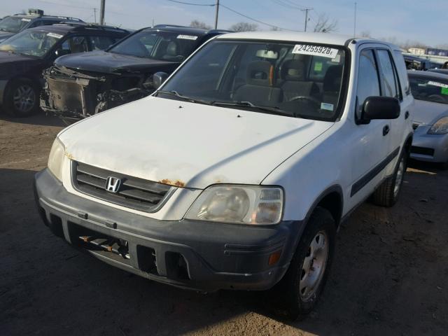 JHLRD18421C056095 - 2001 HONDA CR-V LX WHITE photo 2