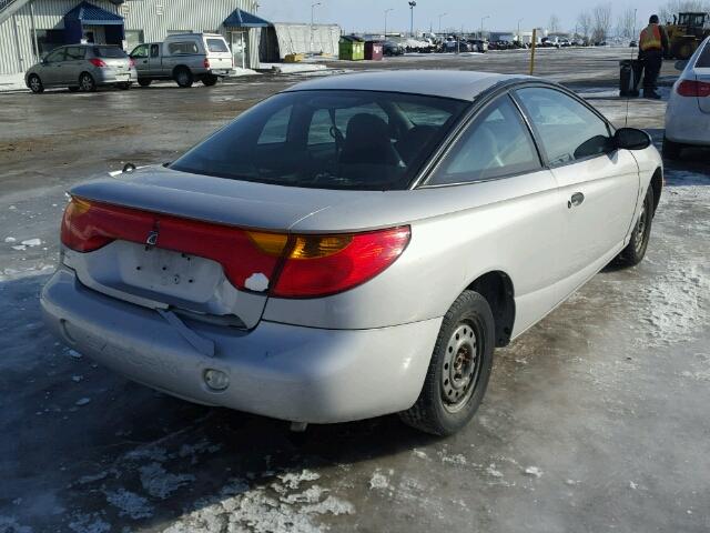 1G8ZP12841Z108852 - 2001 SATURN SC1 SILVER photo 4