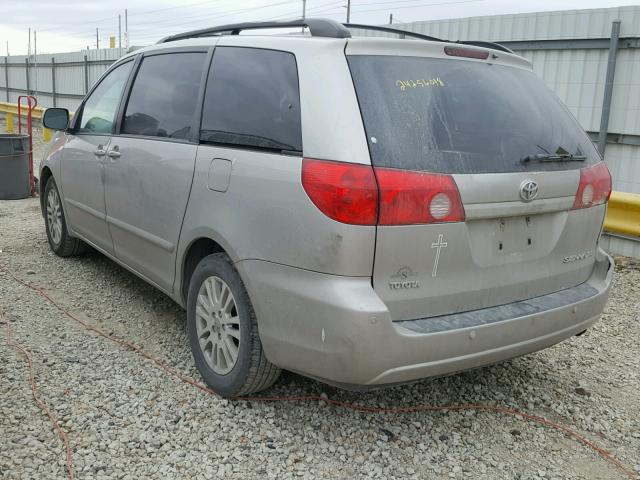 5TDZK22C38S219709 - 2008 TOYOTA SIENNA XLE BEIGE photo 3