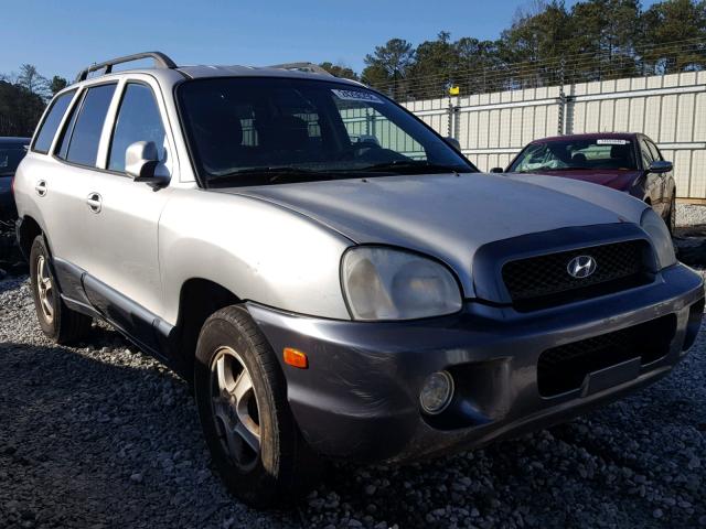 KM8SC83D21U105500 - 2001 HYUNDAI SANTA FE G SILVER photo 1