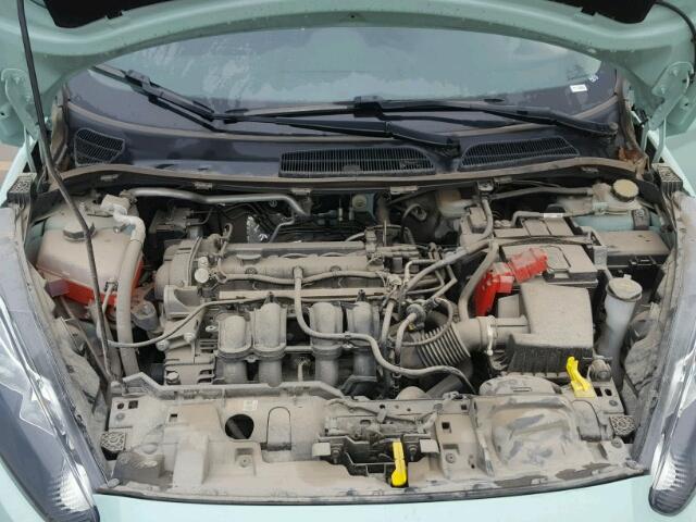 3FADP4BJ2HM130404 - 2017 FORD FIESTA SE GREEN photo 7