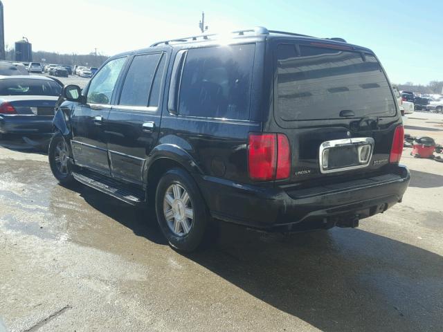 5LMEU27R92LJ18942 - 2002 LINCOLN NAVIGATOR BLACK photo 3