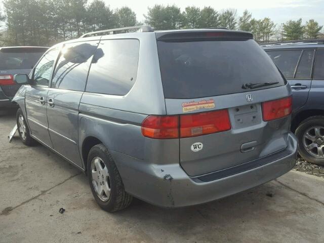 2HKRL18691H532042 - 2001 HONDA ODYSSEY EX GREEN photo 3