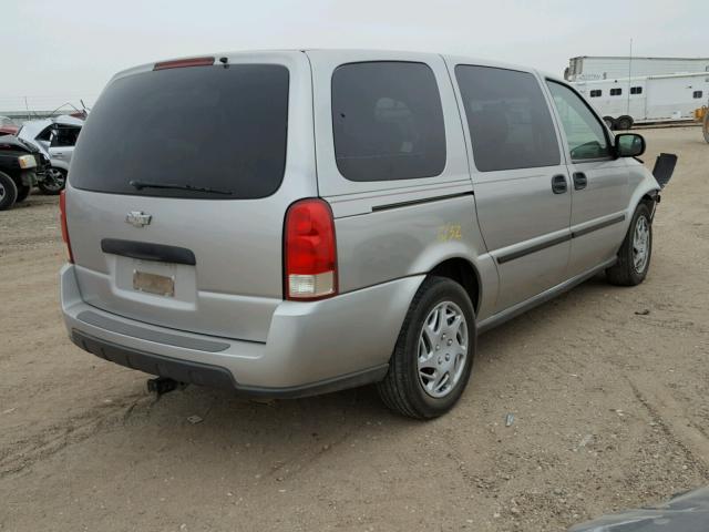 1GNDV03L65D245479 - 2005 CHEVROLET UPLANDER SILVER photo 4