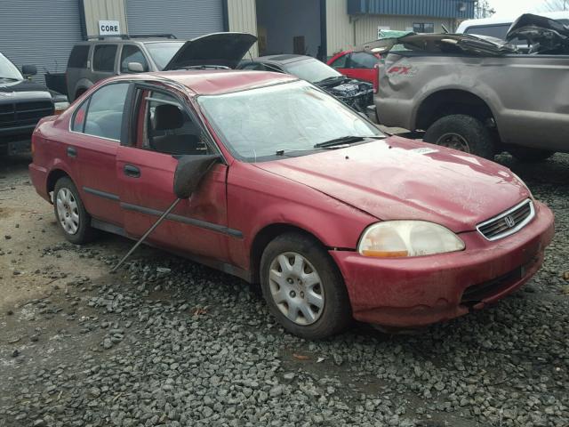 1HGEJ6572WL020223 - 1998 HONDA CIVIC LX RED photo 1