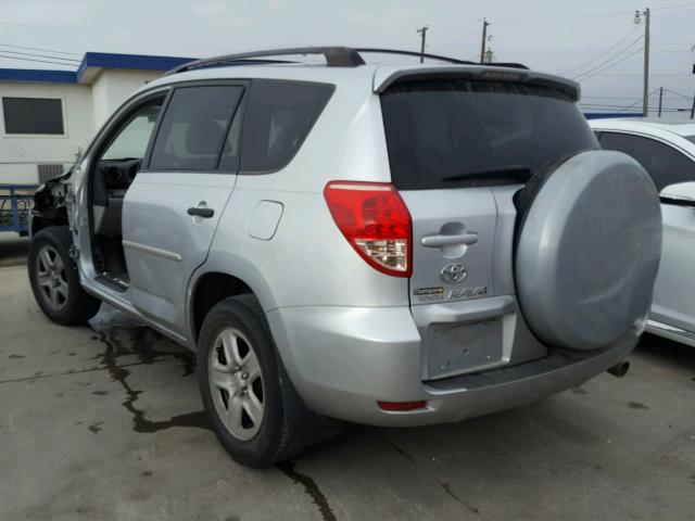 JTMZK33V386010069 - 2008 TOYOTA RAV4 SILVER photo 3