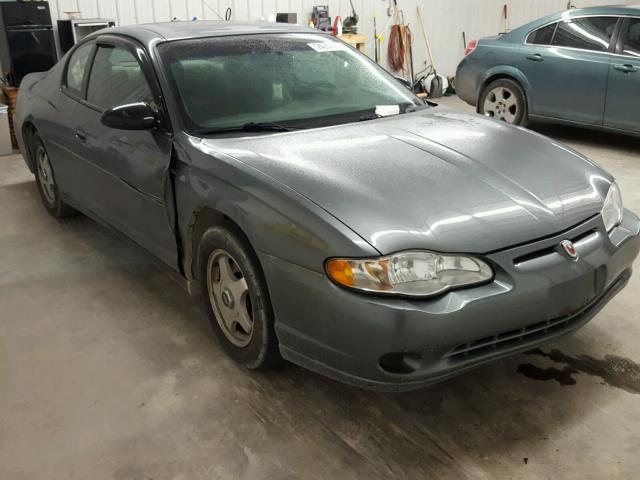 2G1WW12E249249766 - 2004 CHEVROLET MONTE CARL ნაცრისფერი ფოტო 1