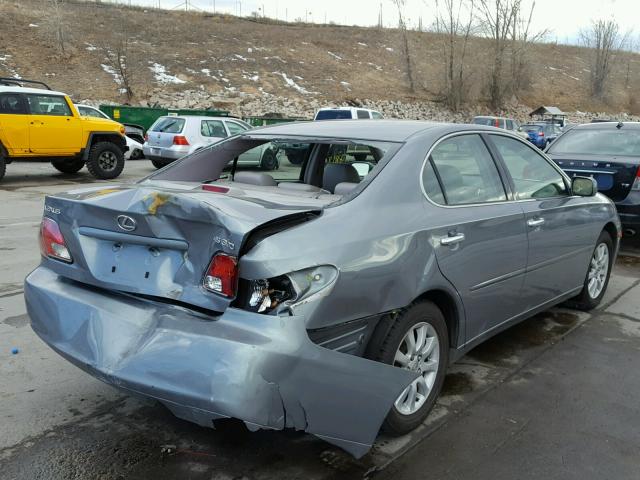 JTHBF30G430099740 - 2003 LEXUS ES 300 SILVER photo 4