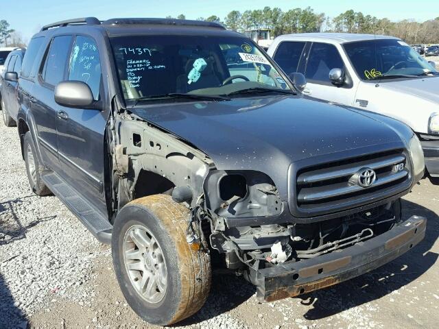 5TDZT38A33S189936 - 2003 TOYOTA SEQUOIA LI GRAY photo 1