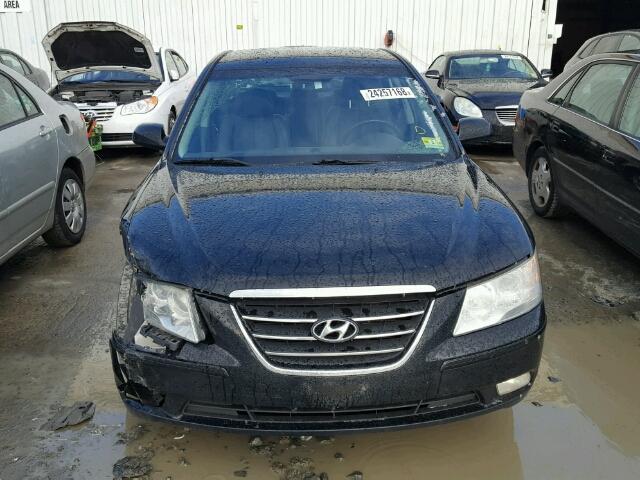 5NPEU46F59H488732 - 2009 HYUNDAI SONATA SE BLACK photo 9