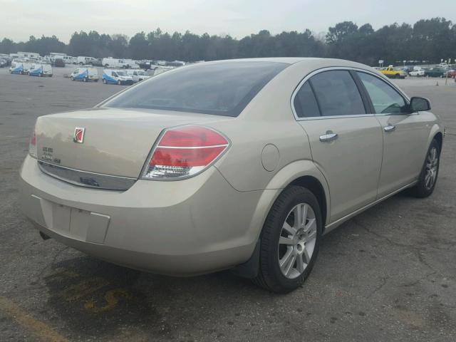 1G8ZV57B69F205887 - 2009 SATURN AURA XR GOLD photo 4