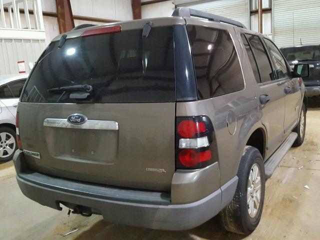 1FMEU62E06UA39237 - 2006 FORD EXPLORER X BROWN photo 4