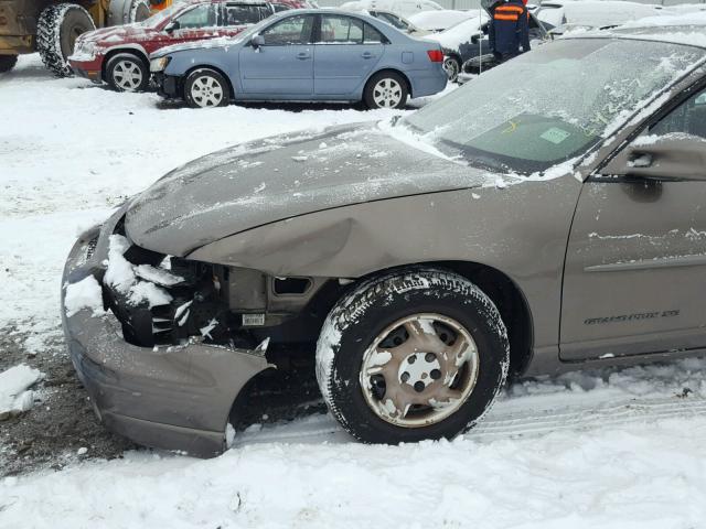 1G2WK52J72F220800 - 2002 PONTIAC GRAND PRIX BROWN photo 9