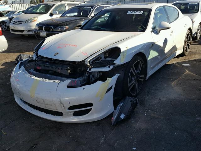 WP0AA2A75CL014536 - 2012 PORSCHE PANAMERA 2 WHITE photo 2