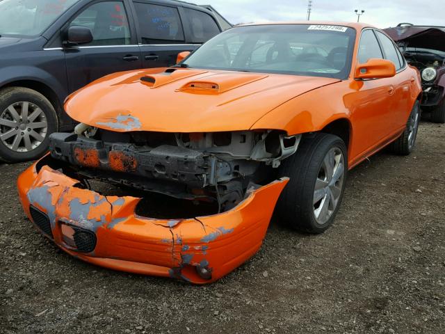 1G2WJ52J4YF105700 - 2000 PONTIAC GRAND PRIX ORANGE photo 2