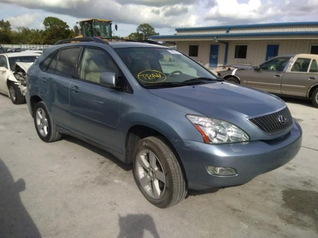 2T2HA31U15C075317 - 2005 LEXUS RX 330 BLUE photo 1