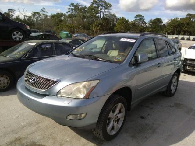 2T2HA31U15C075317 - 2005 LEXUS RX 330 BLUE photo 2