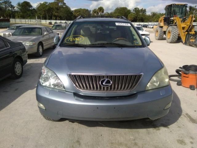 2T2HA31U15C075317 - 2005 LEXUS RX 330 BLUE photo 9