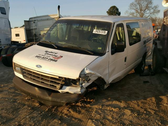 1FBJS31Y3RHA80143 - 1994 FORD ECONOLINE WHITE photo 2