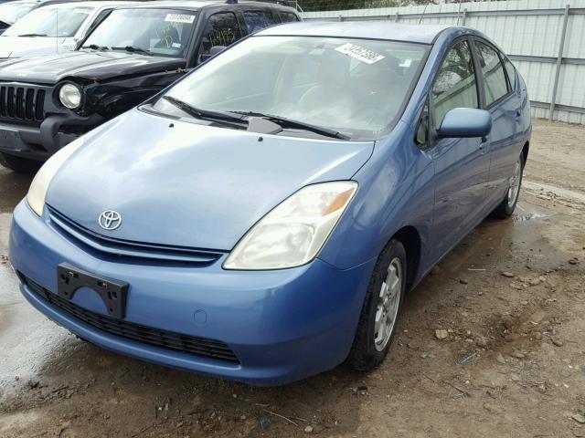 JTDKB20U540106998 - 2004 TOYOTA PRIUS BLUE photo 2