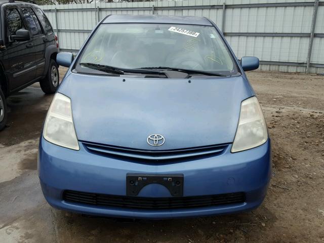 JTDKB20U540106998 - 2004 TOYOTA PRIUS BLUE photo 9