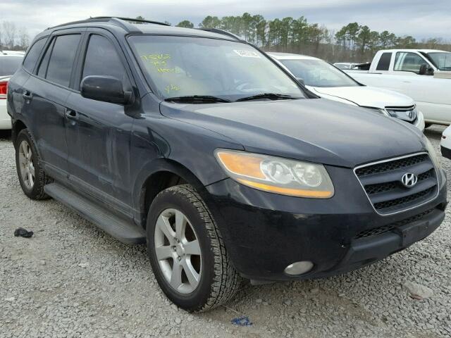 5NMSH13E79H255868 - 2009 HYUNDAI SANTA FE S BLACK photo 1