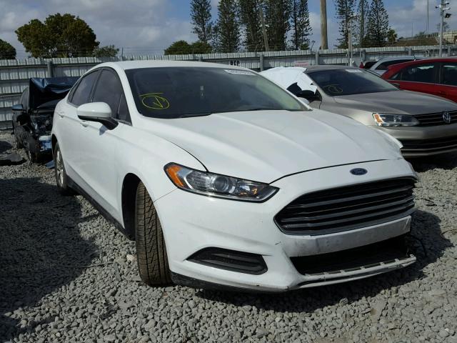 3FA6P0G7XFR190154 - 2015 FORD FUSION S WHITE photo 1