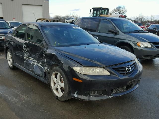 1YVFP80C445N91046 - 2004 MAZDA 6 I BLACK photo 1