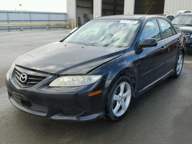 1YVFP80C445N91046 - 2004 MAZDA 6 I BLACK photo 2