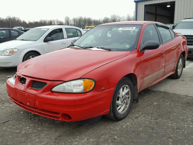 1G2NF52EX3C294816 - 2003 PONTIAC GRAND AM S RED photo 2