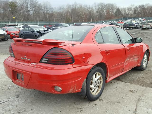 1G2NF52EX3C294816 - 2003 PONTIAC GRAND AM S RED photo 4