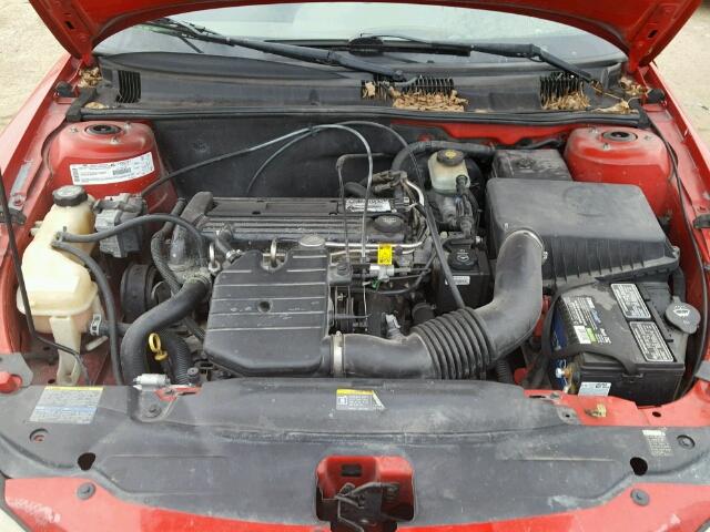 1G2NF52F13C137653 - 2003 PONTIAC GRAND AM S RED photo 7