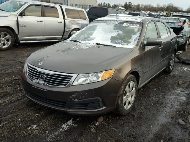 KNAGG4A86A5414326 - 2010 KIA OPTIMA LX GRAY photo 2