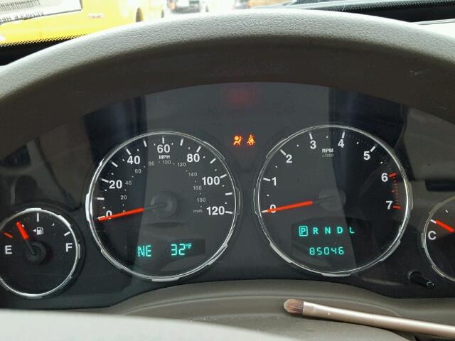 1J8GN28KX8W218191 - 2008 JEEP LIBERTY SP BLACK photo 8