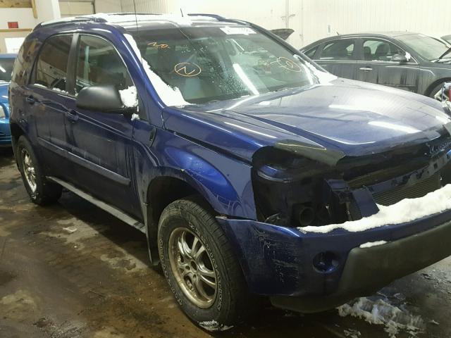 2CNDL73F856158162 - 2005 CHEVROLET EQUINOX LT BLUE photo 1