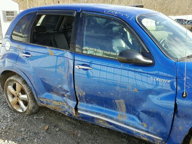 3C8FY78GX3T528583 - 2003 CHRYSLER PT CRUISER BLUE photo 9