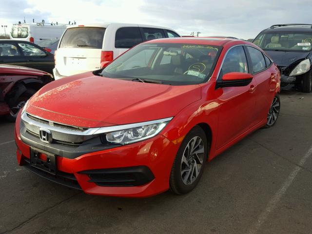 2HGFC2F78GH527647 - 2016 HONDA CIVIC EX წითელი ფოტო 2