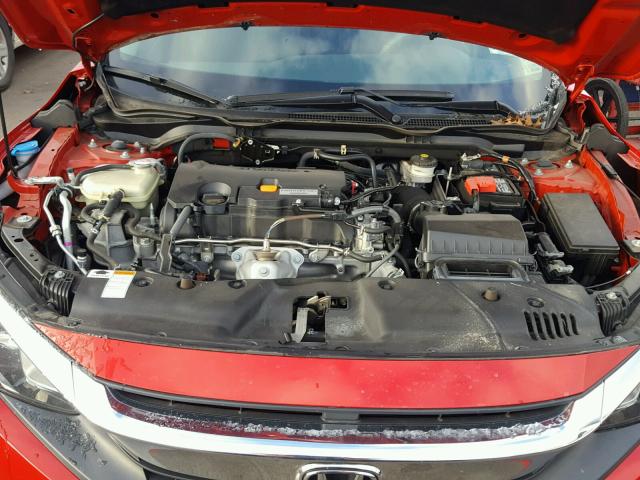 2HGFC2F78GH527647 - 2016 HONDA CIVIC EX წითელი ფოტო 7