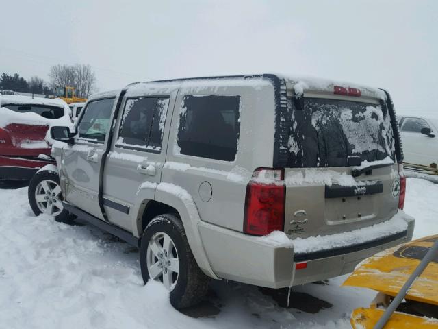 1J8HG48K98C234748 - 2008 JEEP COMMANDER ნაცრისფერი ფოტო 3