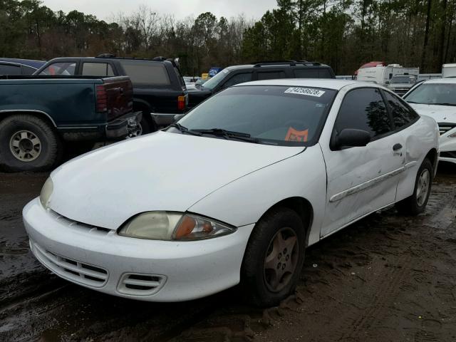 1G1JC124227453976 - 2002 CHEVROLET CAVALIER WHITE photo 2