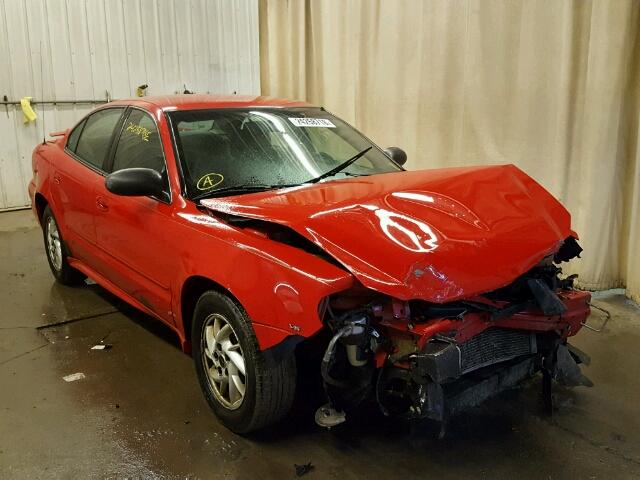 1G2NF52E54M541896 - 2004 PONTIAC GRAND AM S RED photo 1