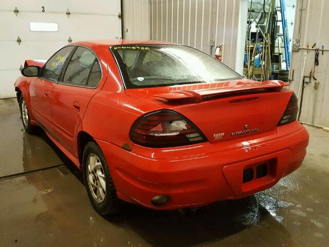 1G2NF52E54M541896 - 2004 PONTIAC GRAND AM S RED photo 3