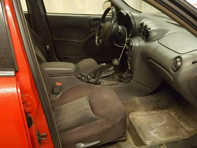 1G2NF52E54M541896 - 2004 PONTIAC GRAND AM S RED photo 5