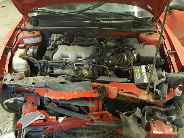 1G2NF52E54M541896 - 2004 PONTIAC GRAND AM S RED photo 7