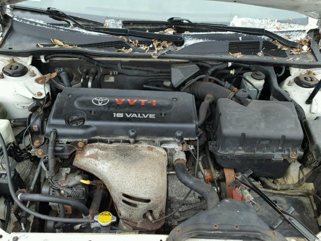 4T1BE32KX4U281101 - 2004 TOYOTA CAMRY LE WHITE photo 7