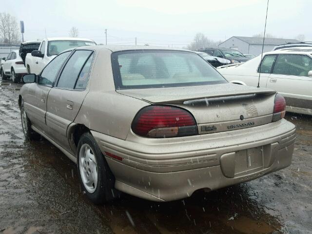 1G2NE52M2WM518024 - 1998 PONTIAC GRAND AM S TAN photo 3
