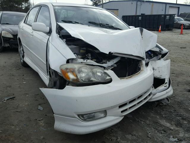 1NXBR32E84Z245812 - 2004 TOYOTA COROLLA CE WHITE photo 1