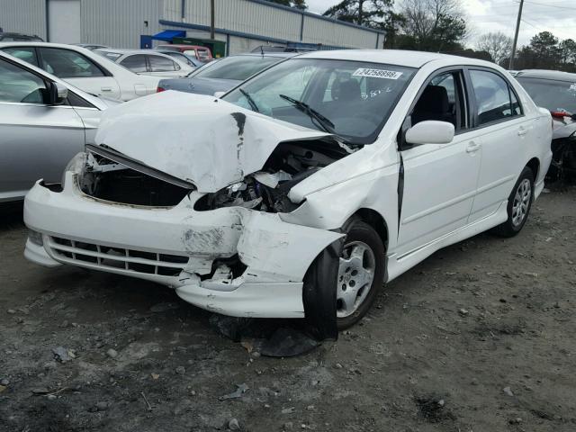 1NXBR32E84Z245812 - 2004 TOYOTA COROLLA CE WHITE photo 2